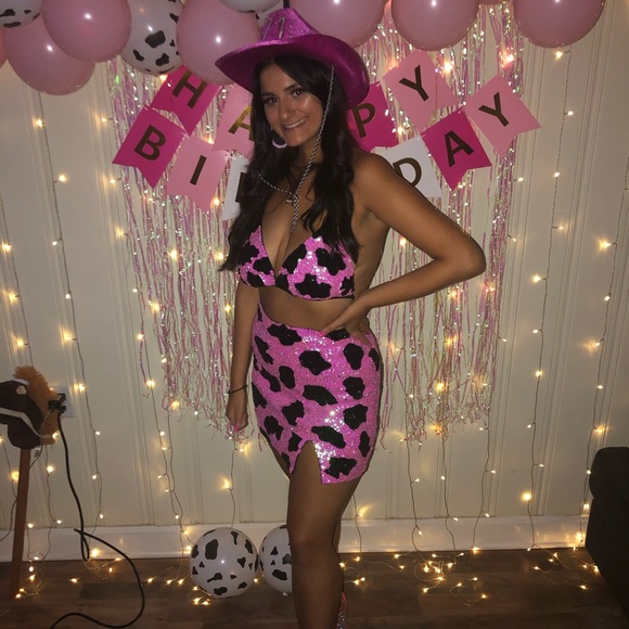 Shopeasytiger rihenstone cowgirl skirt - Picture 2 of 2